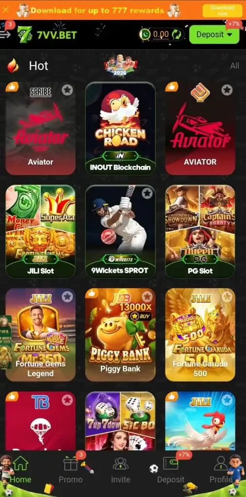 7VV Game Download Latest  Earning APP & APK for Android 2026
