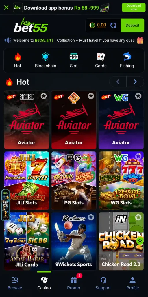 Bet55 Game Download APK Online Earning For Android 2026